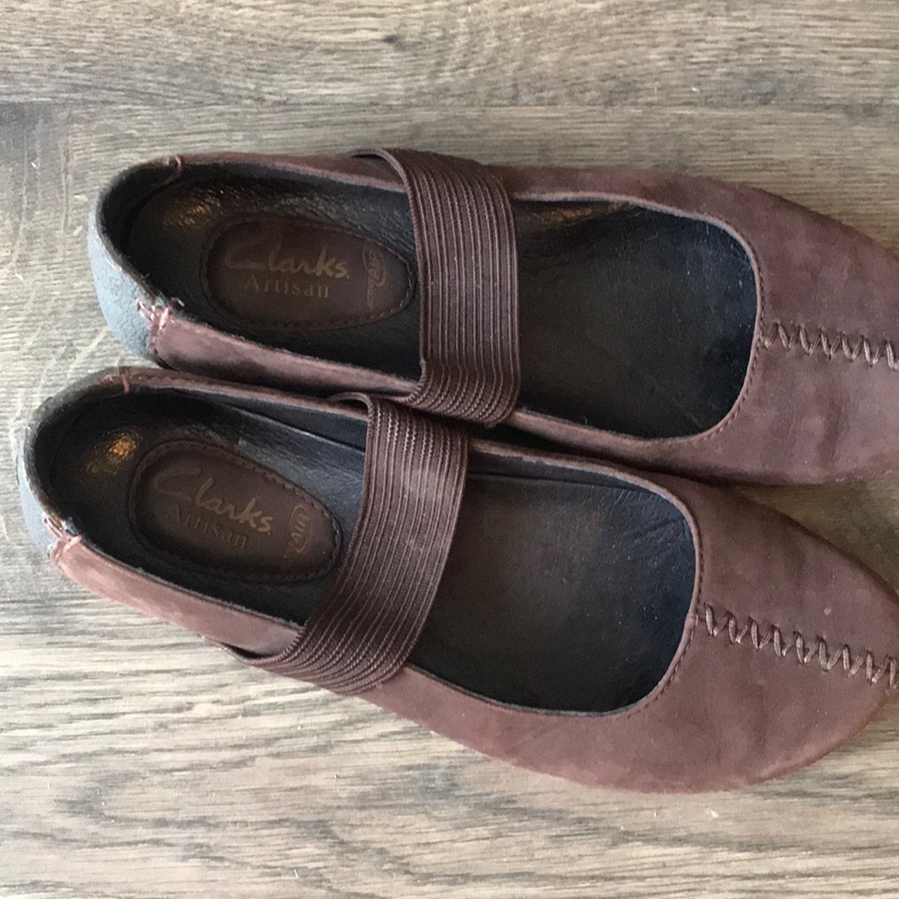 Clark’s Artisan Active Air Brown Flats